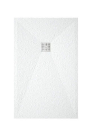 Душевой поддон Zenon Korvit 4000.000.000.000.18735 100х100 искусственный камень белый